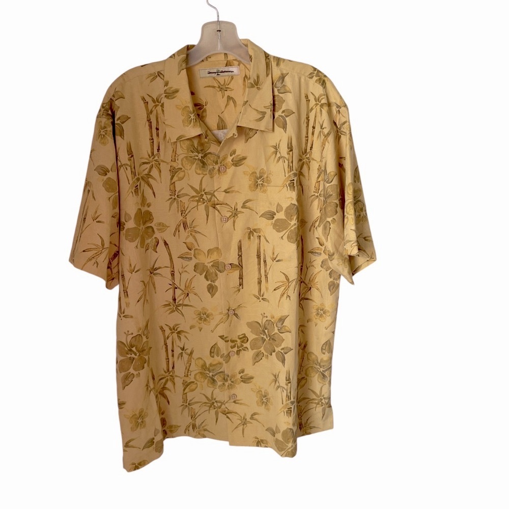Tommy‎ Bahama Mens Silk Button Up Size L